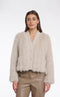 Chaimae Short Faux Fur Cardigan